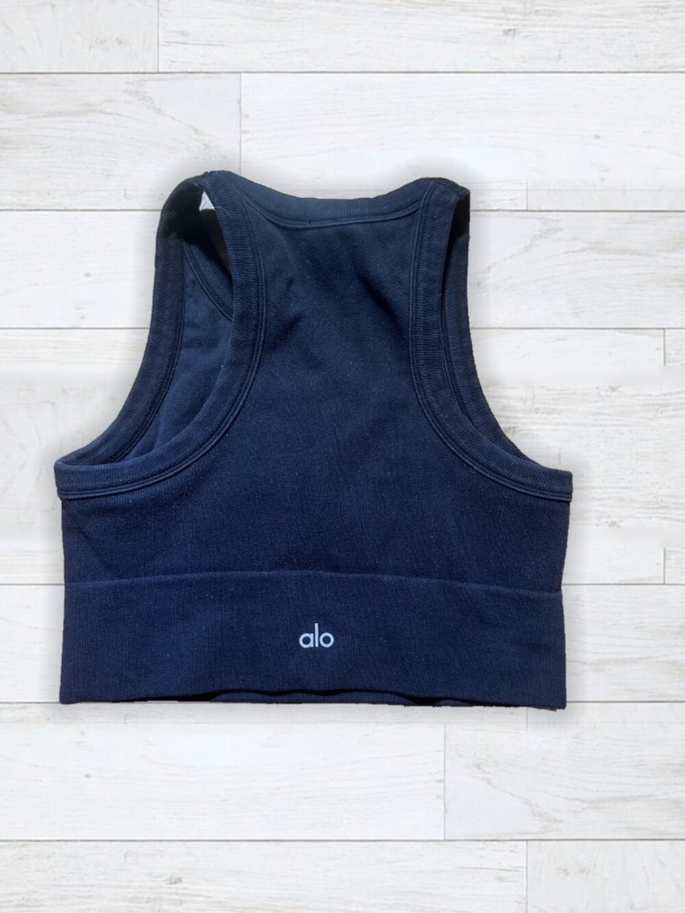 Alo Yoga Black Racerback Crop Tank Top Women's Small